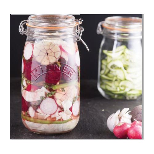 Kilner 25.493 Clip Top Jar, 2 L, Glass