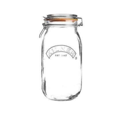 Kilner 25.493 Clip Top Jar, 2 L, Glass