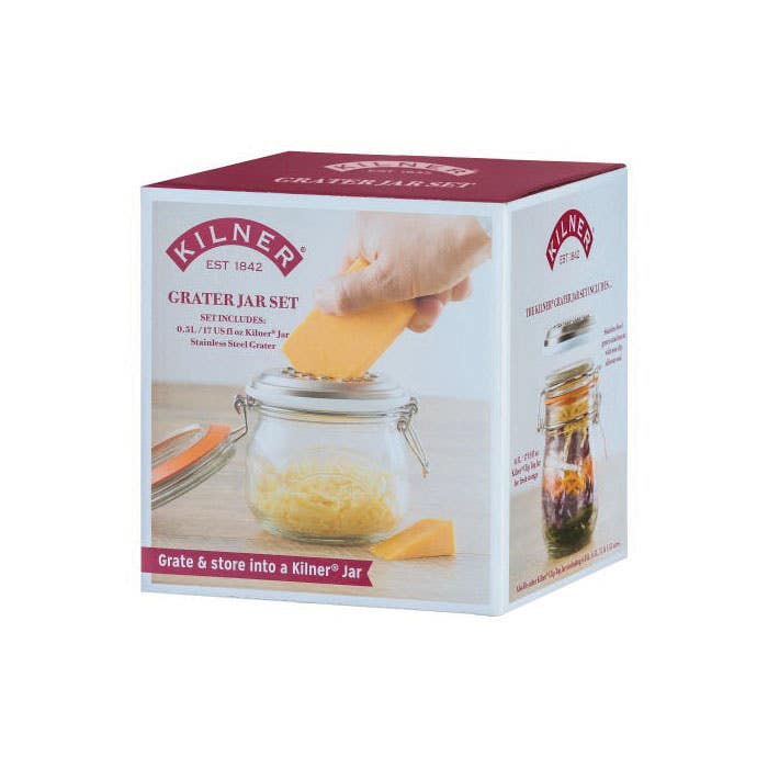 KILNER Grater Jar Set, 150 mm L, 150 mm W, 160 mm H