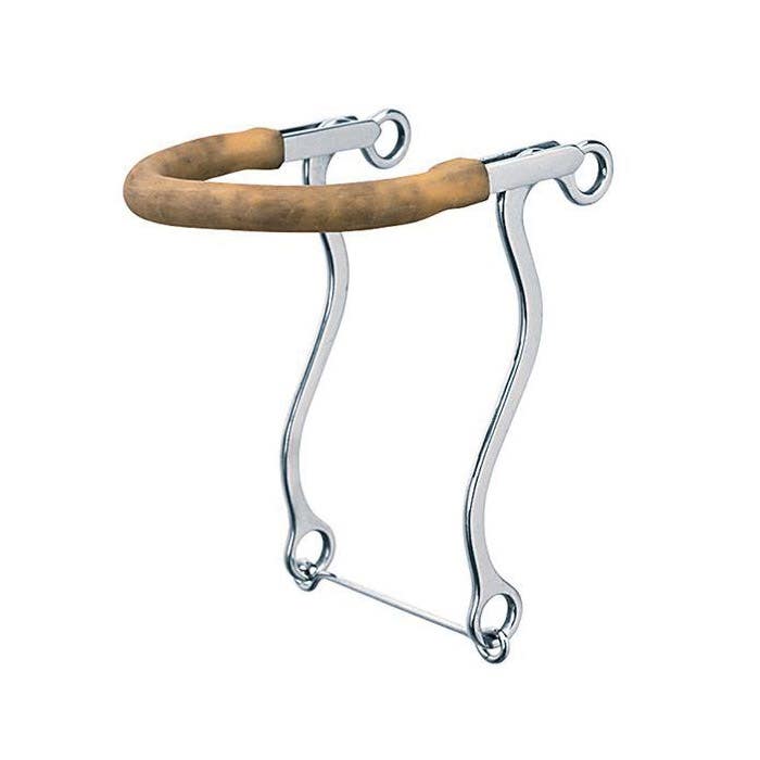 Weaver Leather Pony Hackamore with Bike Chain Noseband, 7-1/2 in, Stainless Steel