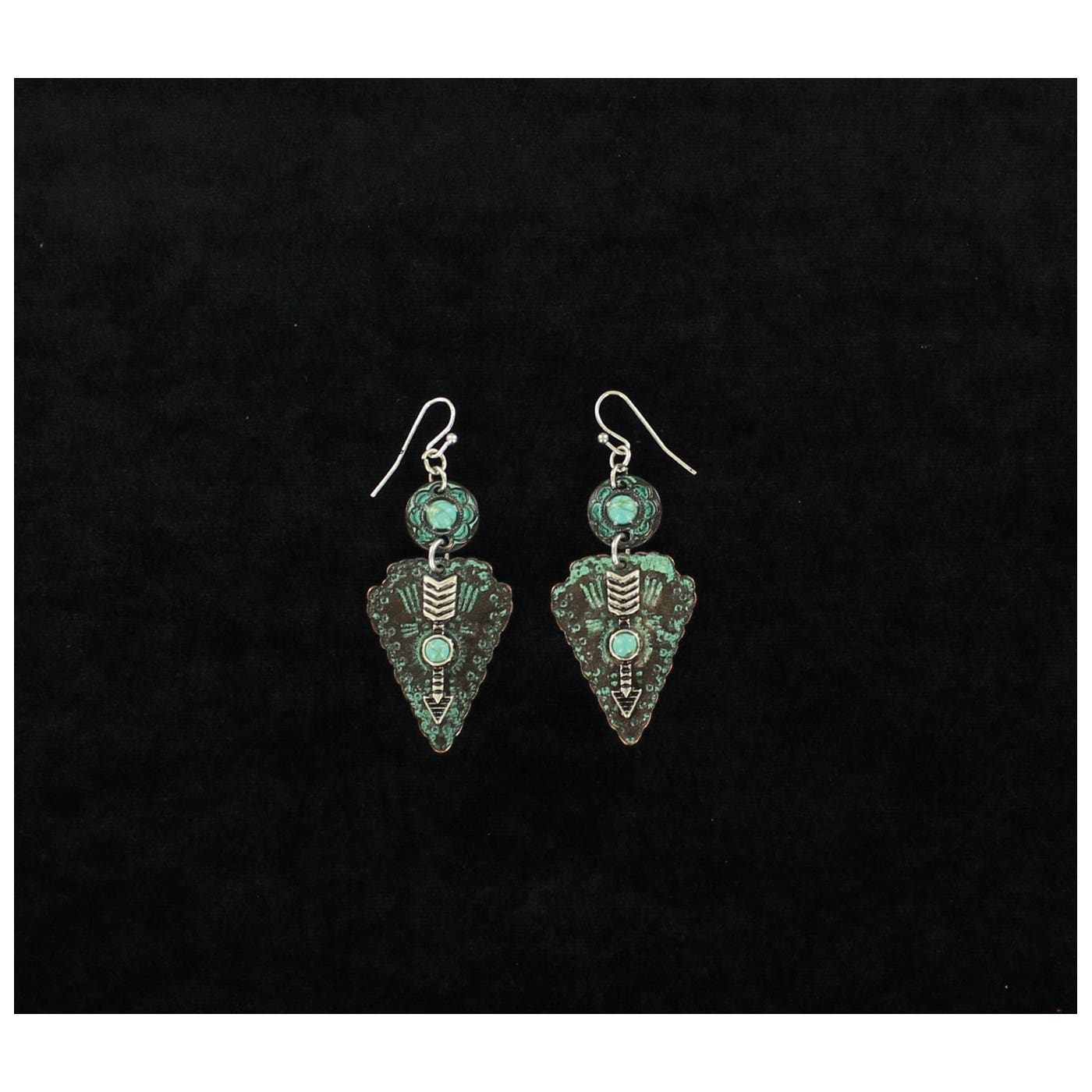 Blazin Roxx Earrings, Dangle, Women's, Arrow Head