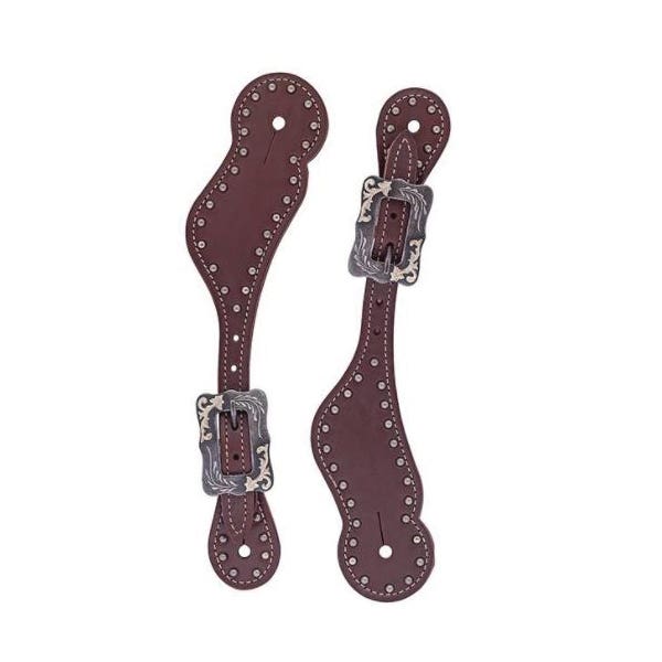 Weaver Leather Spur Strap, Oiled Harness Leather, Canyon Rose