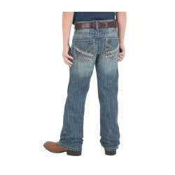 Wrangler 20X Series 42JWXBB-5R Western Vintage Jeans, 22 to 23-1/2 in W, Breaking Barriers, Boy's, 5, Regular, Cotton