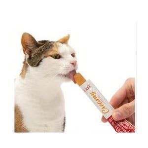 Catit Cat Treat, Chicken and Liver, Salmon, Tuna Flavor, 15 g Tube
