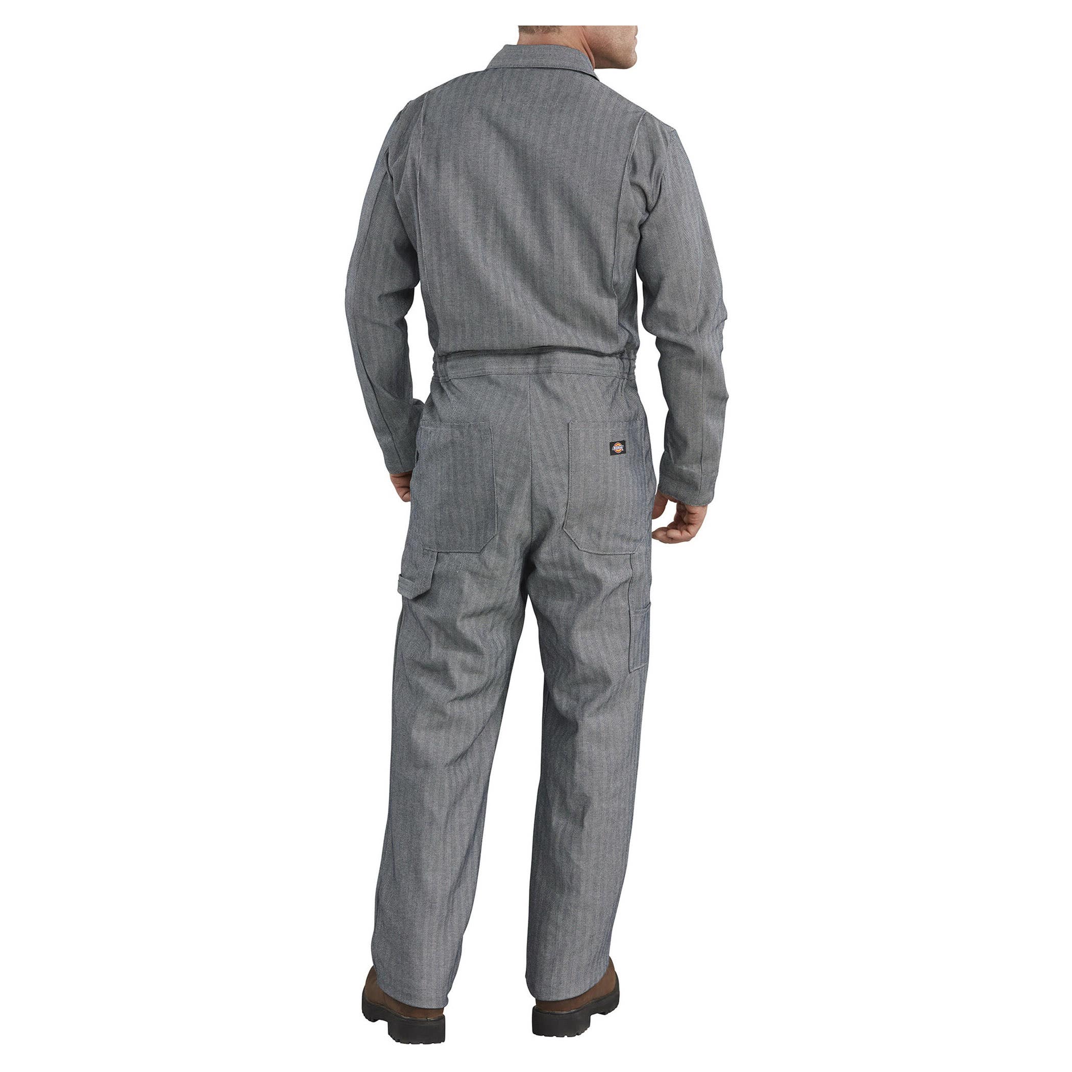 Dickies 48977-FS-XLT Coveralls, XL, 46 to 48 in Chest, 32 in L Inseam, Cotton, Fisher Stripe, Comfortable, Generous Fit
