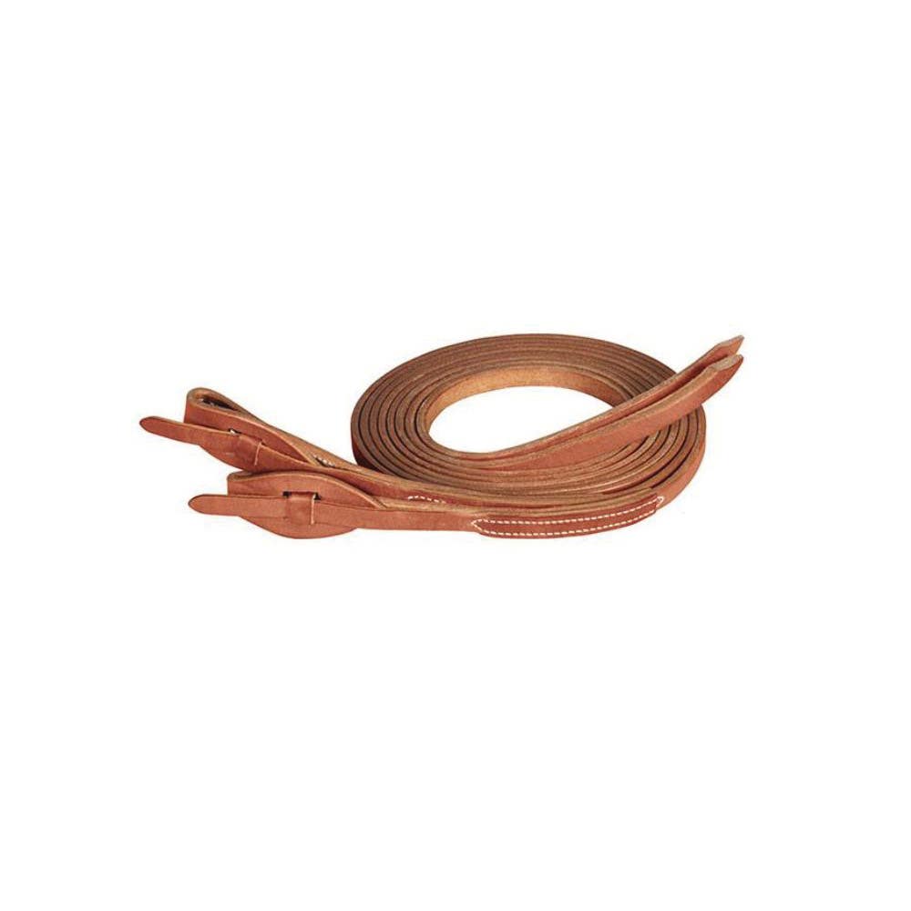Weaver Leather ProTack Series Quick Change Split Rein, 8 ft L, 5/8 in W, Leather, Russet