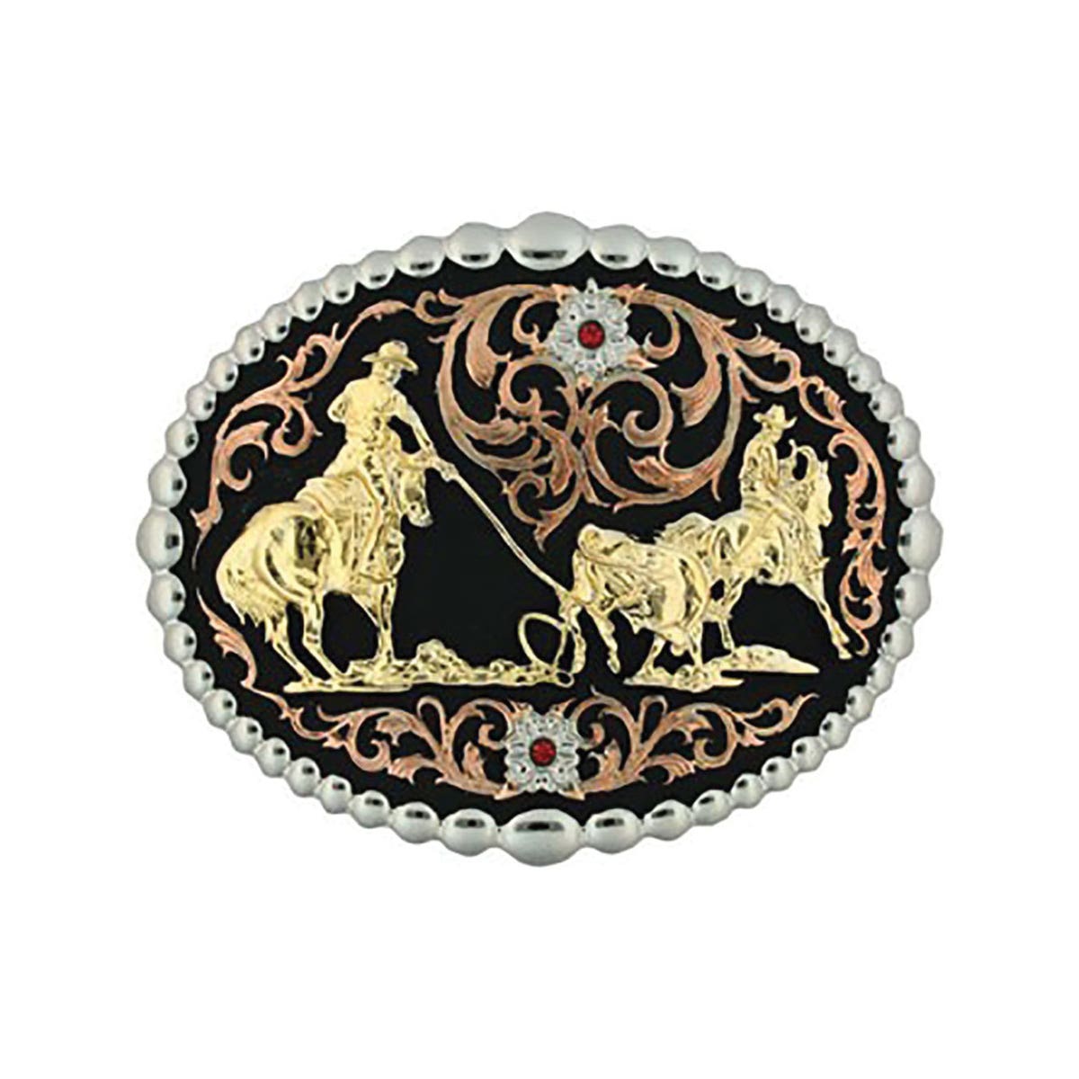 Montana Silversmiths Oval Attitude Belt Buckle