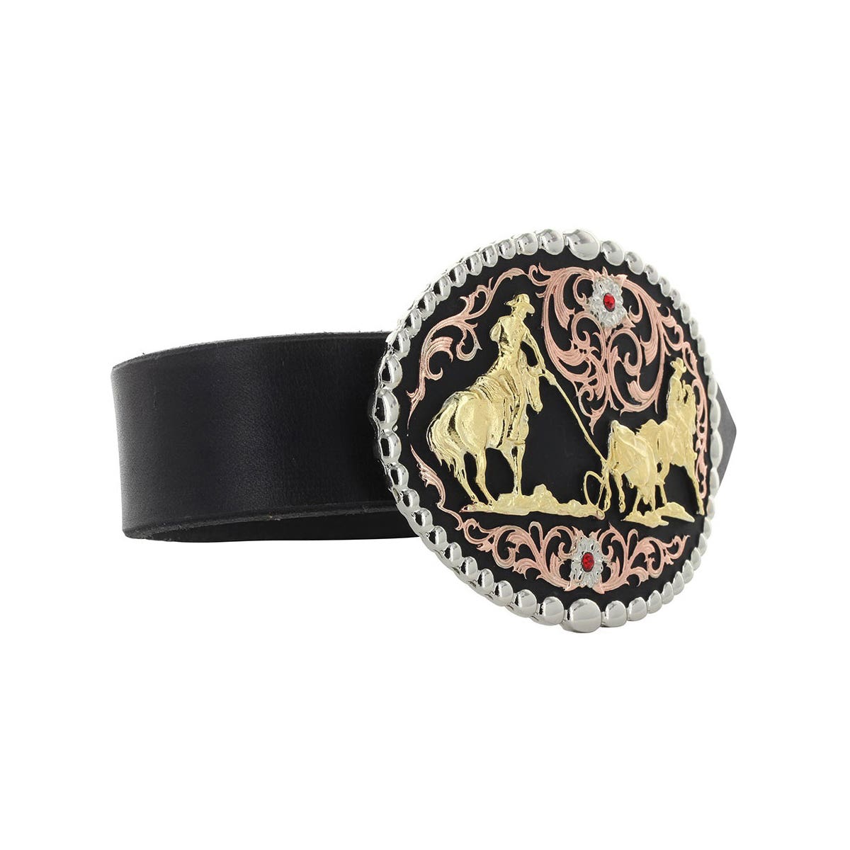 Montana Silversmiths Oval Attitude Belt Buckle
