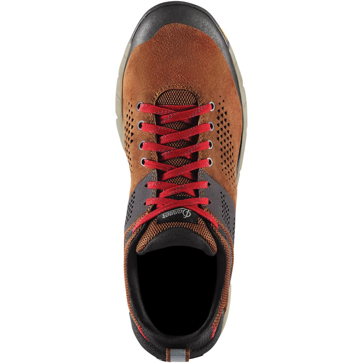 Danner Trail 2650 Series Hiking Boots, 9.5, D W, Brown/Red, Leather/Textile Upper, Insulated: No