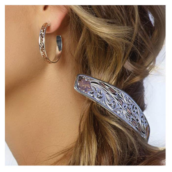 Montana Silversmiths Winding Leaves in Fall Barrette