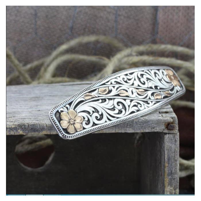 Montana Silversmiths Winding Leaves in Fall Barrette