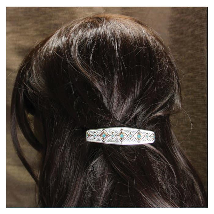 Montana Silversmiths Two Tone Southwestern Beats Barrette