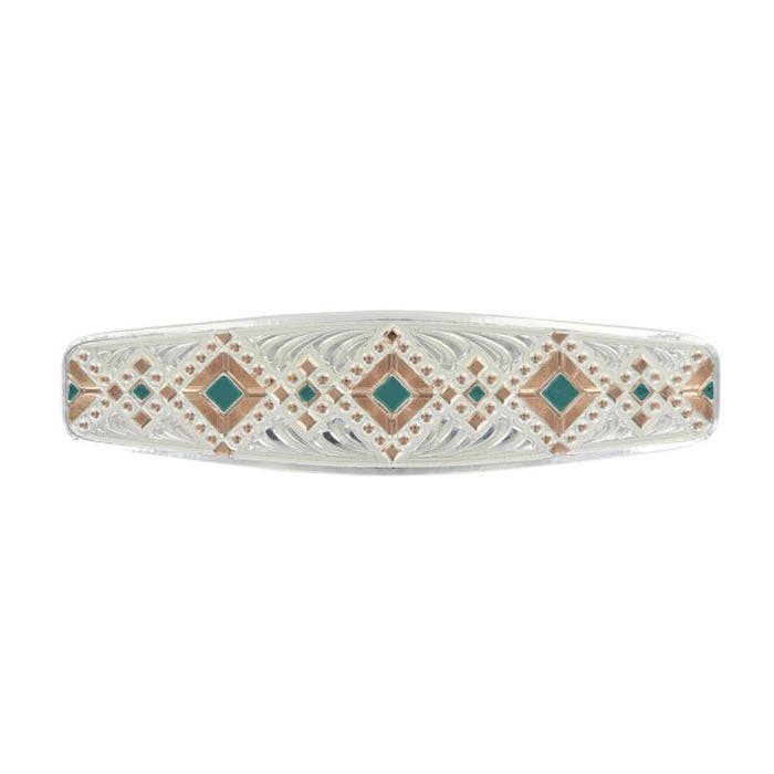 Montana Silversmiths Two Tone Southwestern Beats Barrette