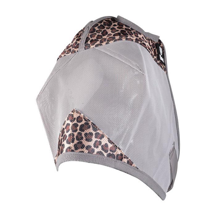 Cashel Standard Crusader Fly Mask, Horse, Nylon Mesh, Leopard