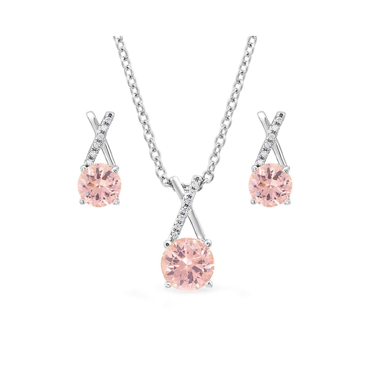 Montana Silversmiths Starlight Flower Jewelry Set