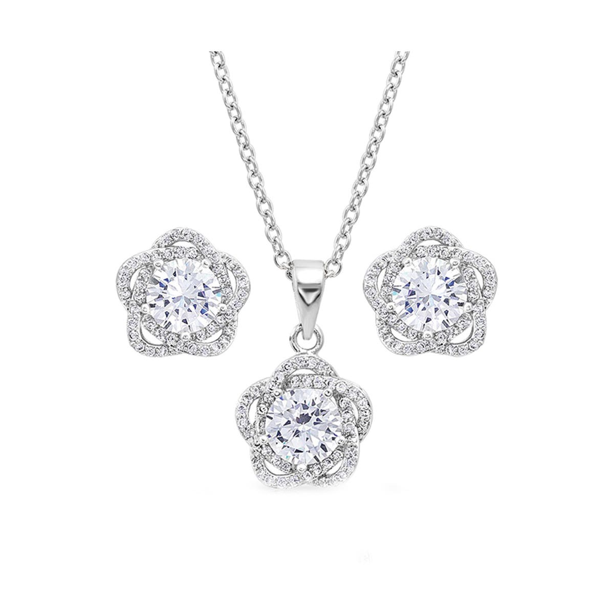 Montana Silversmiths Starlight Flower Jewelry Set