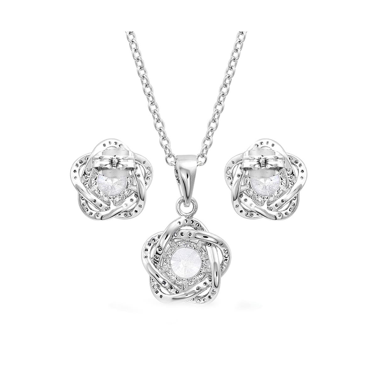 Montana Silversmiths Starlight Flower Jewelry Set
