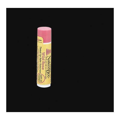 The Naked Bee Orange Blossom Honey Tinted Lip Balm, Wild Rose, 0.15 oz