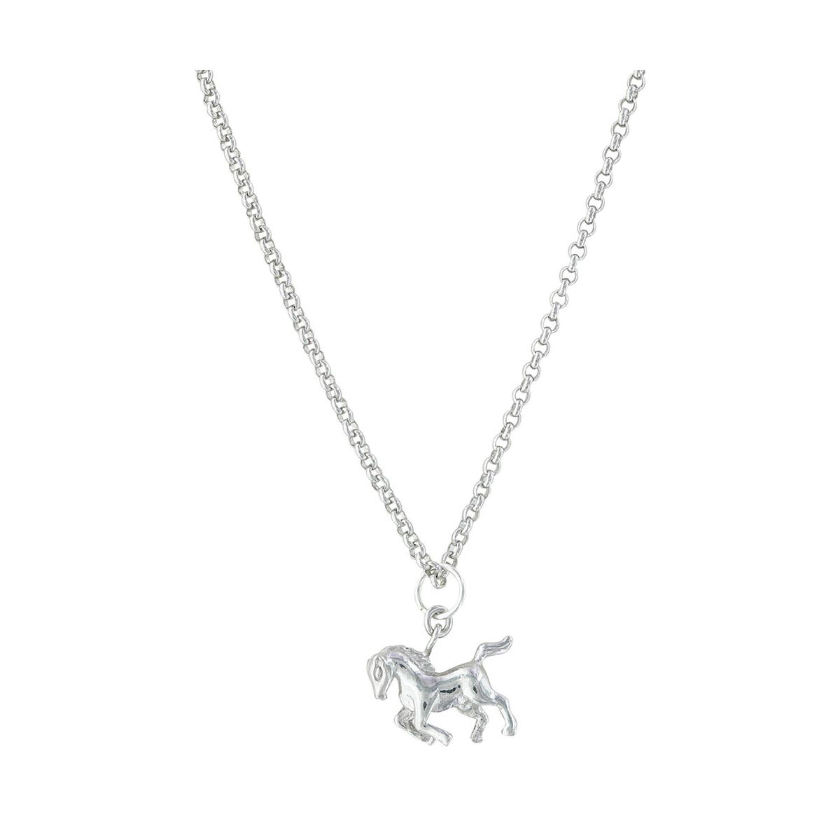 Montana Silversmiths Prancing Horse Necklace