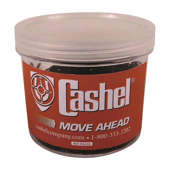 Cashel Braiding Band, Rubber, White