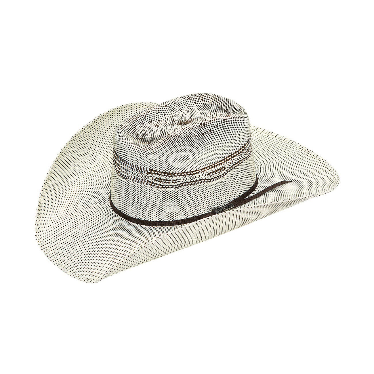 Twister T71621-7.125 Hat, Two Cord Band, Men's, 7-1/8 in, Bangora Straw, Brown