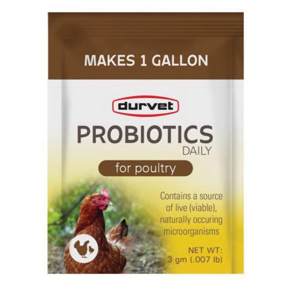 Durvet Probiotics Daily Supplement 3 g Packet