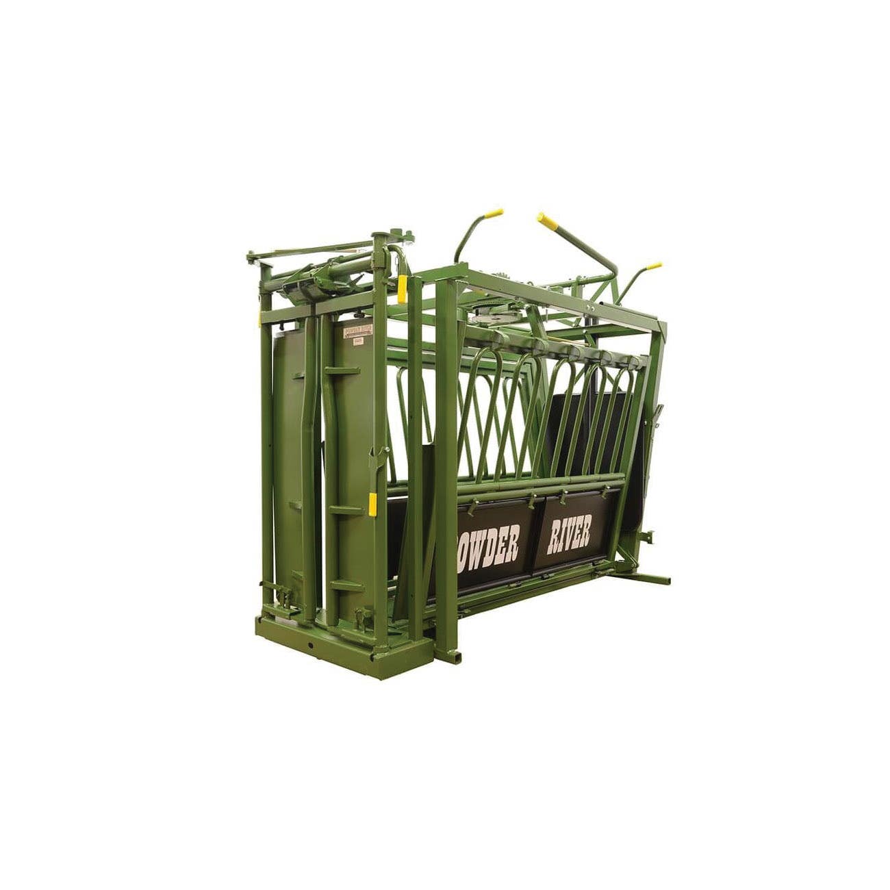 Powder River 2000 Series Self?Catch Squeeze Chute – Rack & Pinion
