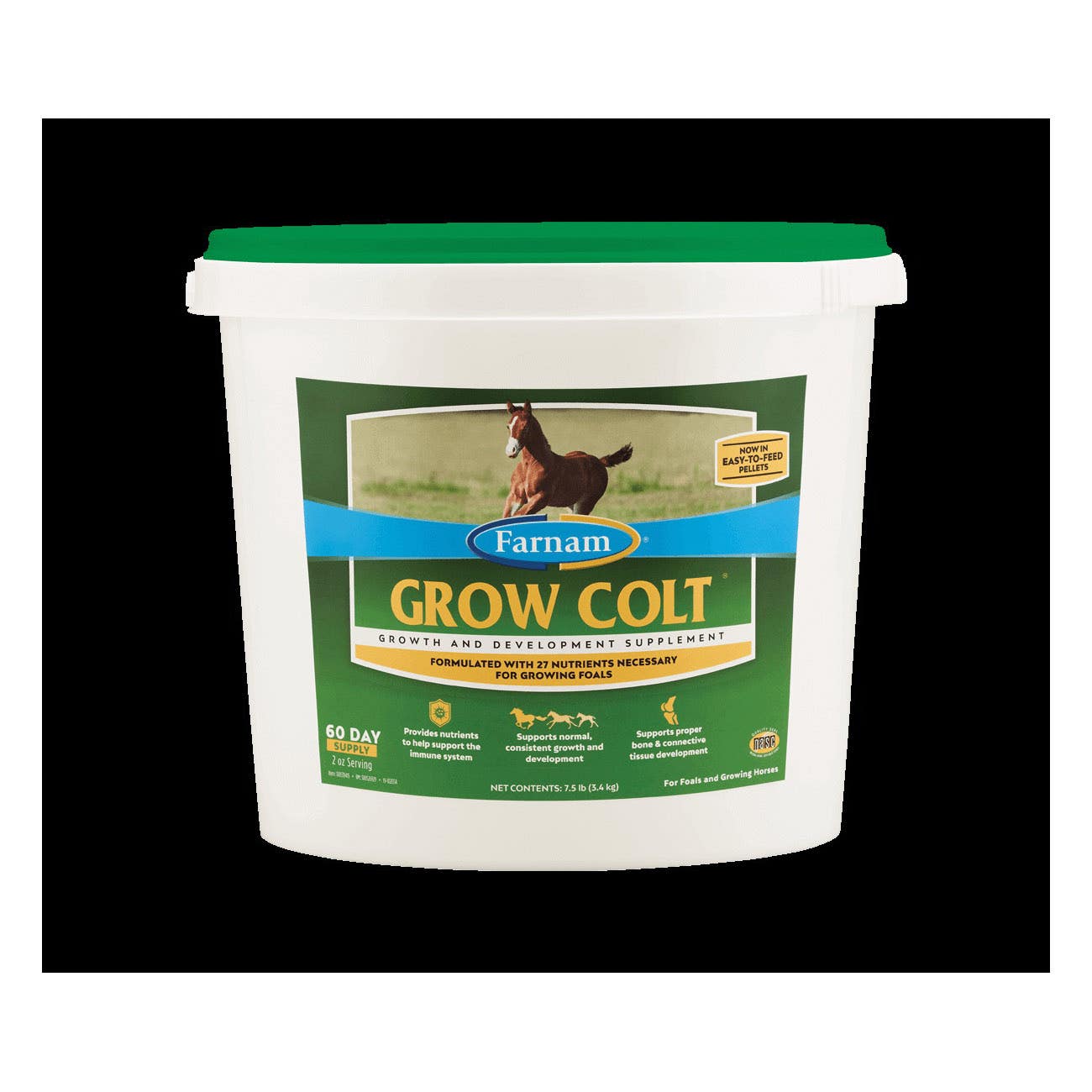 Farnam Grow Colt Growth and Development Supplement Pellet 7.5 lb