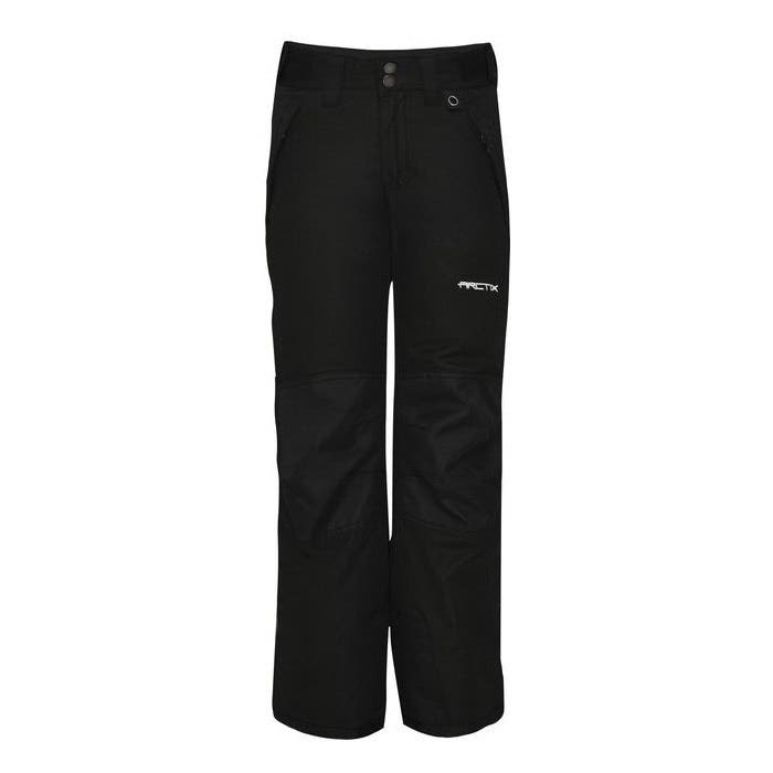 Arctix Ski/Snow Pants, Boy's, L, 27 in, 28 in L, Black, Relaxed
