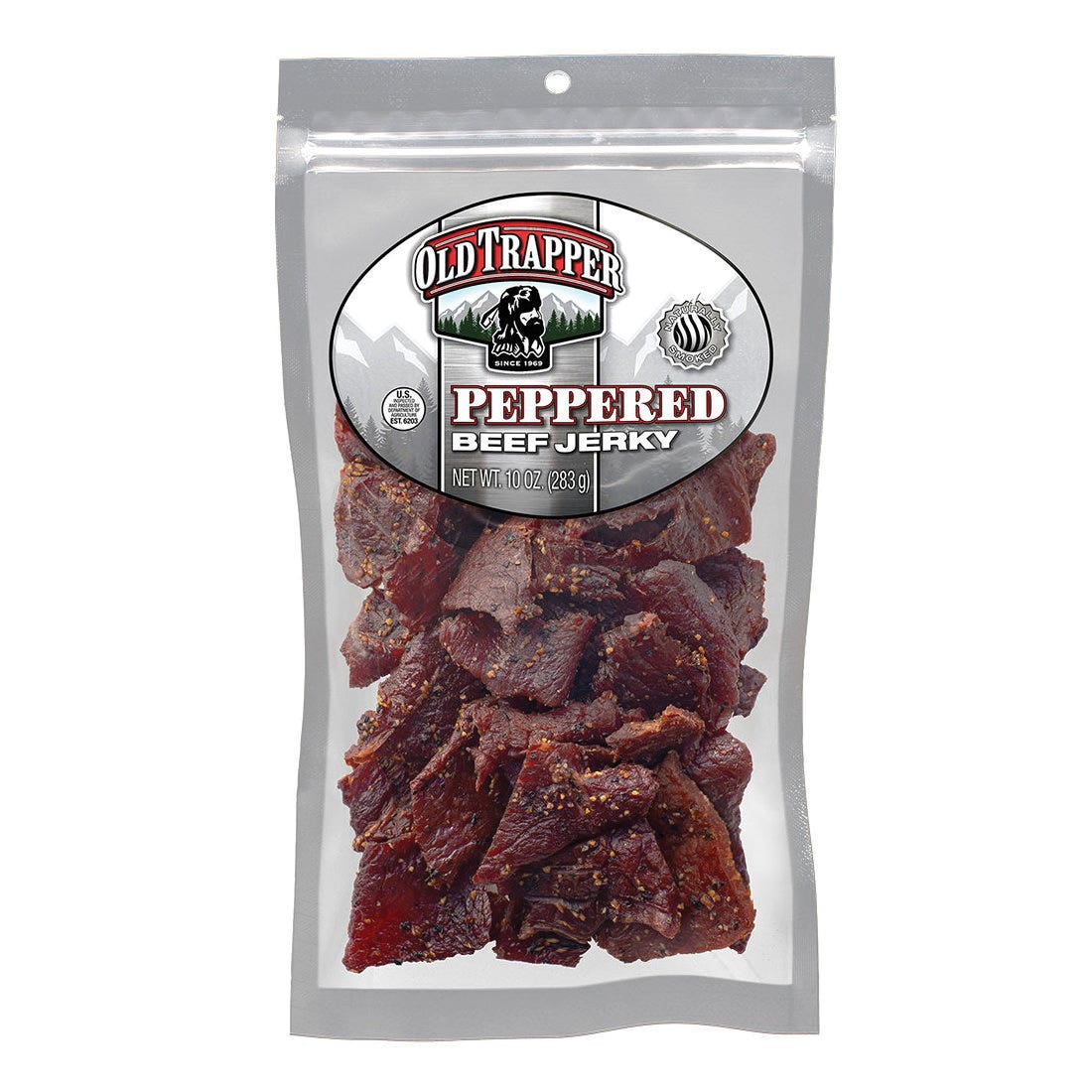 Old Trapper Peppered Beef Jerky 10 oz