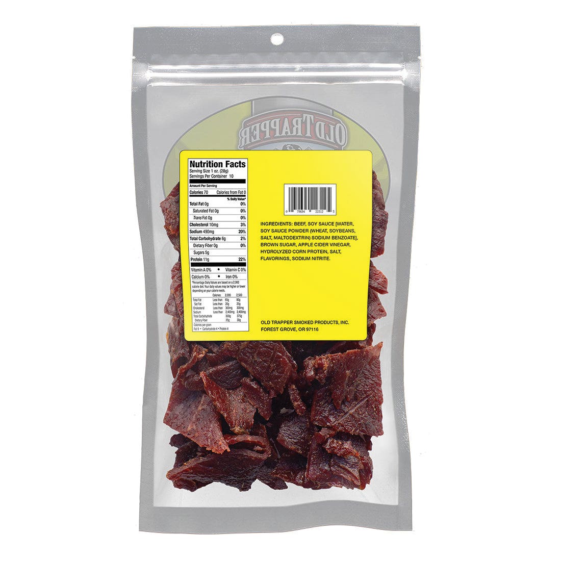 Old Trapper Teriyaki Beef Jerky 10 oz