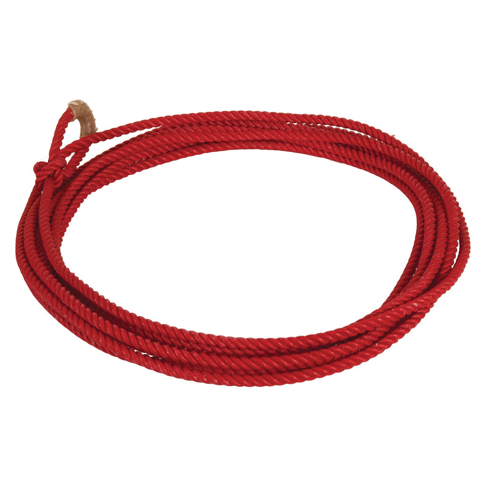 Mustang Manufacturing 3022 A Little Looper Kid Rope, 5/16 in Dia, 20 ft L, Nylon, Red