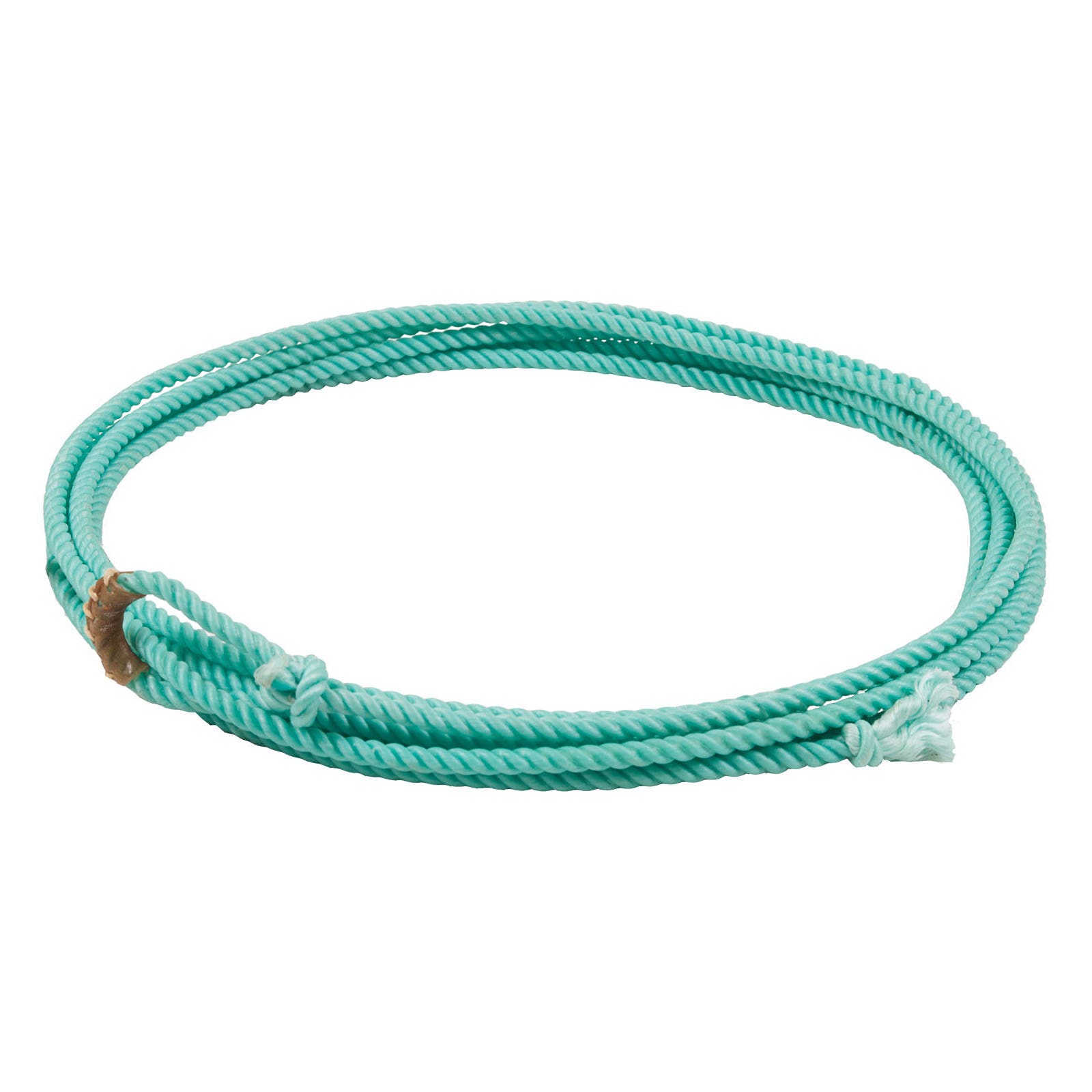 Mustang Manufacturing 3022 V Little Looper Kid Rope, 5/16 in Dia, 20 ft L, Nylon, Turquoise
