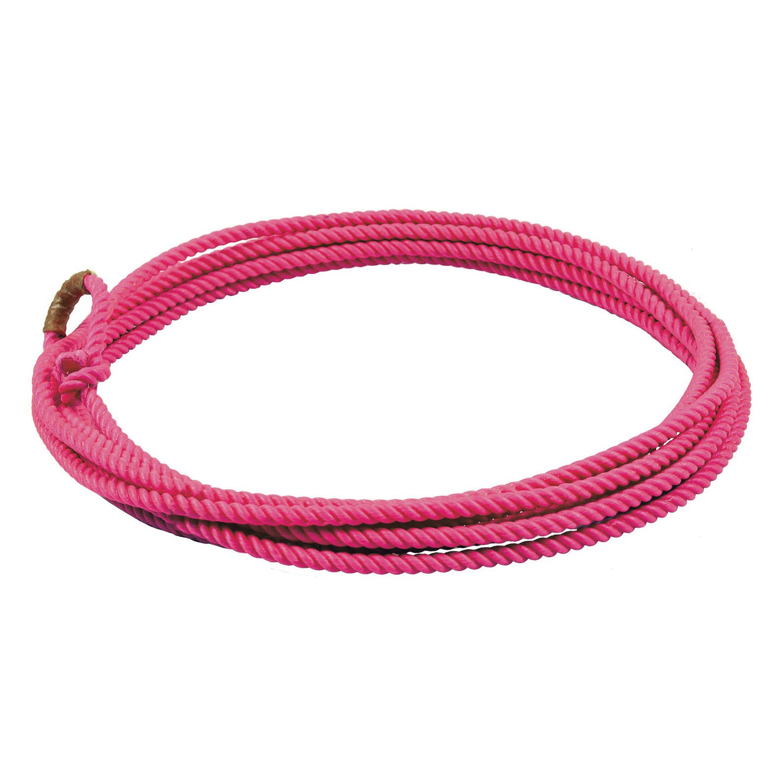 Mustang Manufacturing 3022 W Little Looper Kid Rope, 5/16 in Dia, 20 ft L, Nylon, Pink