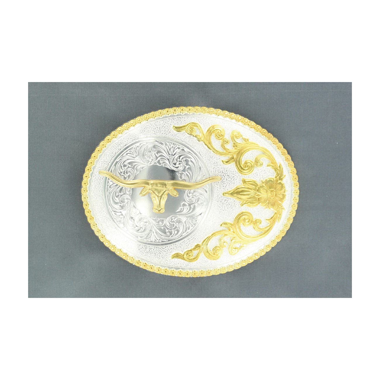 Nocona Western Buckle, Men's, Oval Longhorn Head Buckle