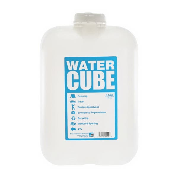Price Container Water Cube Jug, 5 Gal.
