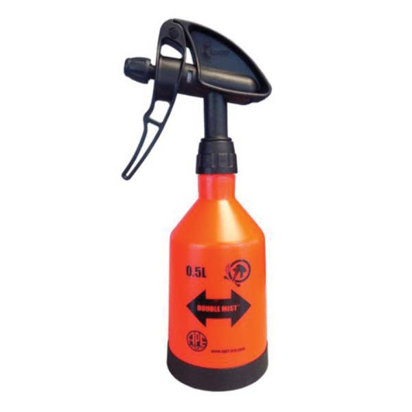 APE Double Mist Trigger Sprayer, 0.5 L Capacity, Orange