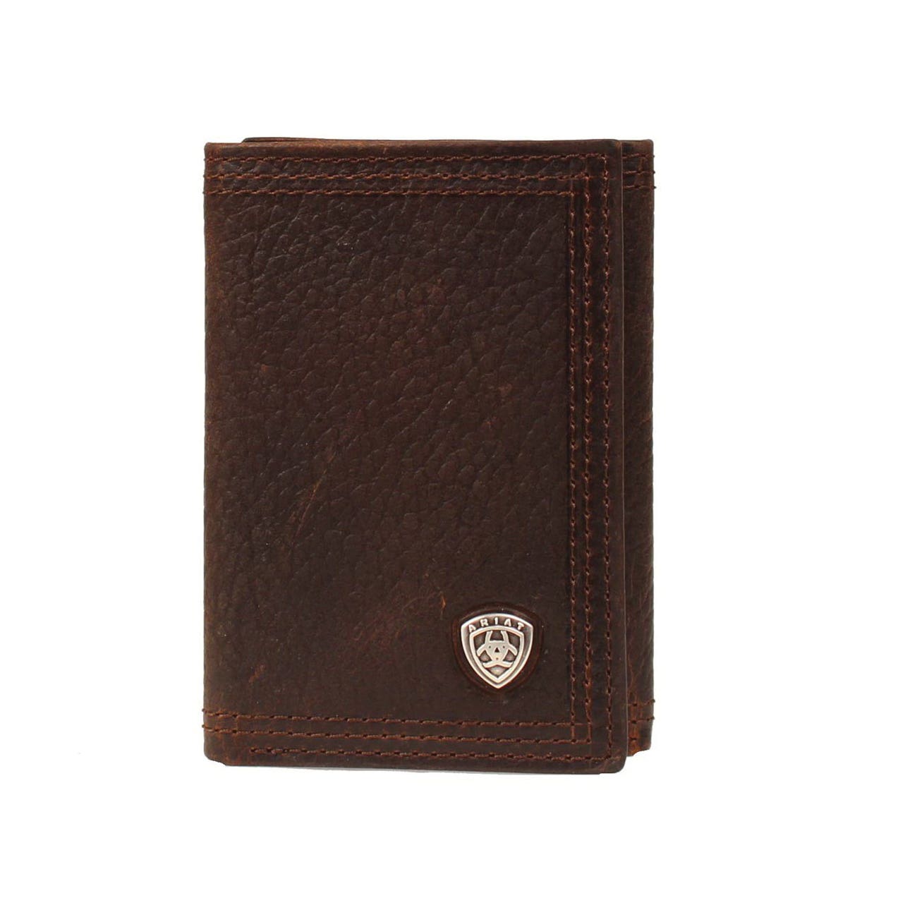 Ariat Wallet, Men's, Ariat Shield Logo, Brown