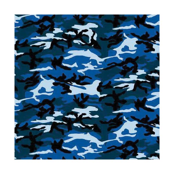 Carolina Diverse Series Bandana, Unisex, Cotton, Sky Blue Camo