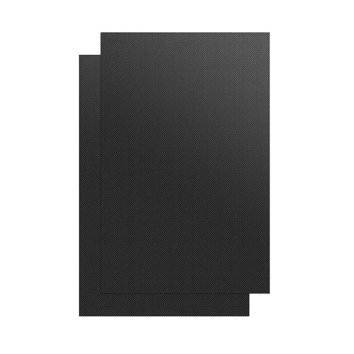 Bear Paw Non-Stick Solid Grill Mat, 15-3/4 in L, 13 in W, PTFE, Black