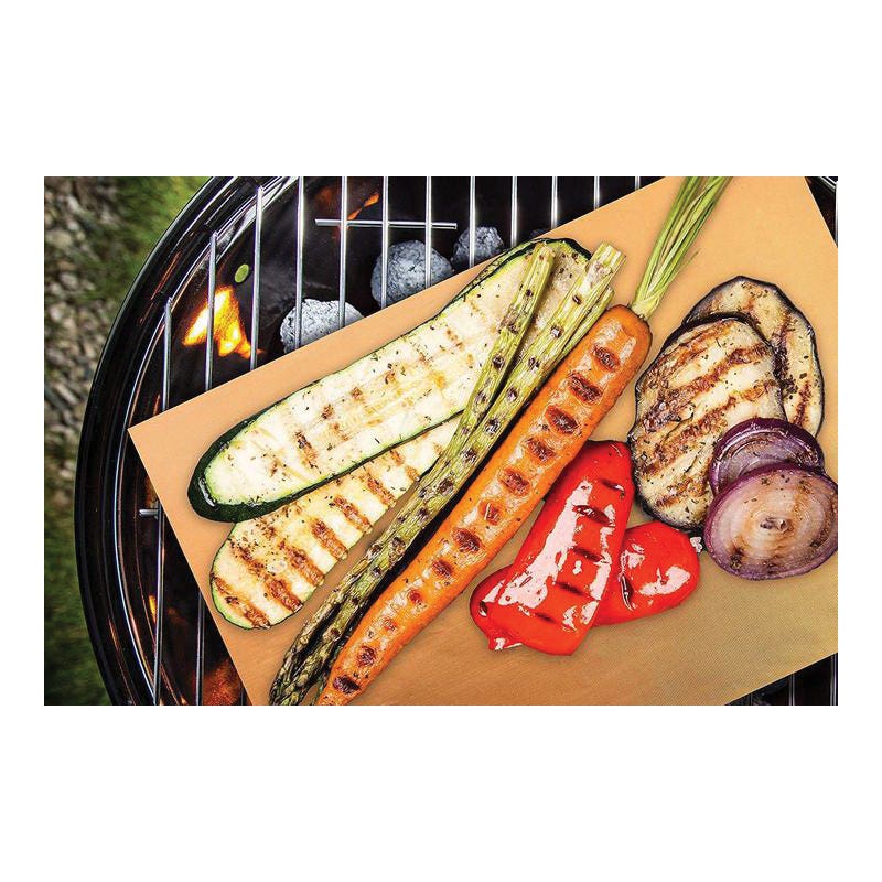 Bear Paw Grill Mat, 15-3/4 in L, 13 in W, Copper