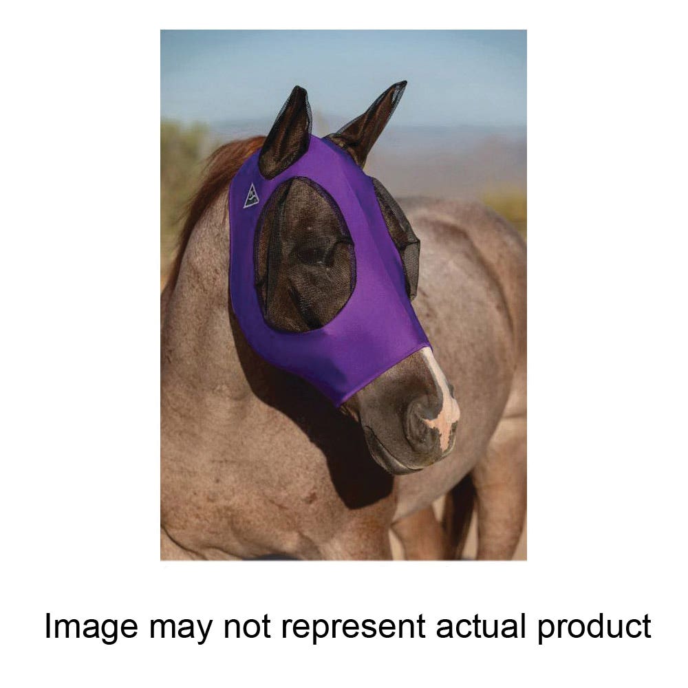 Professional's Choice Fly Mask, Lycra Mesh, Purple - 843558