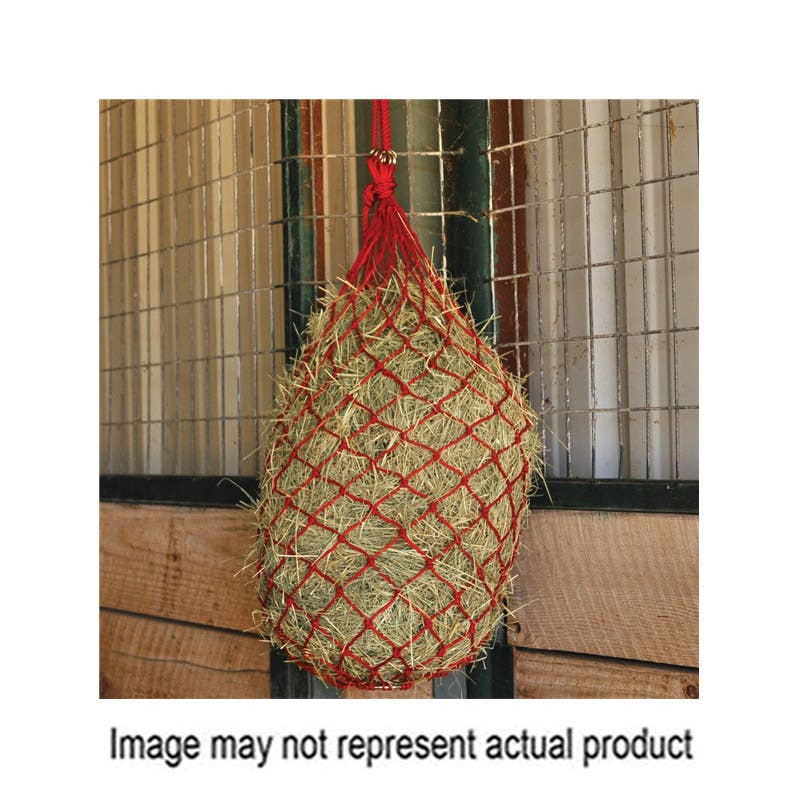 Cashel Hay Net, 14-1/2 in L, 3 in W, Nylon, Red