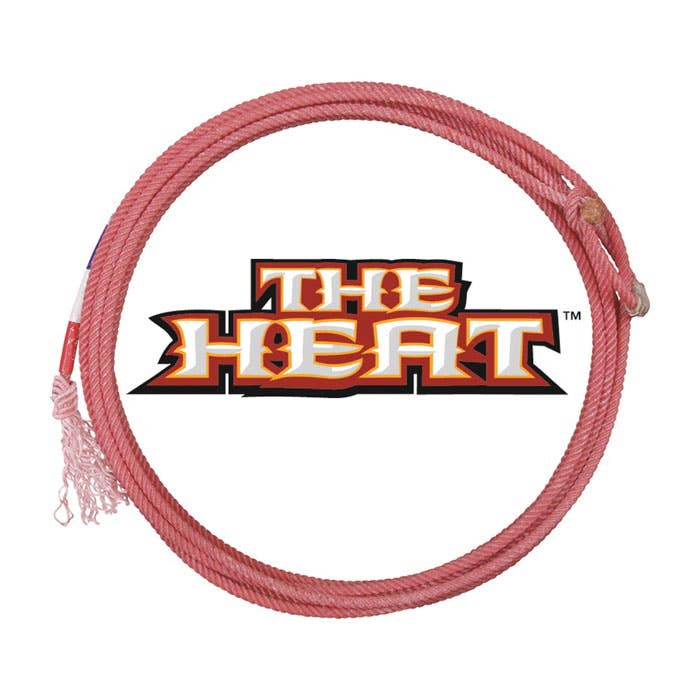 Classic The Heat Heel Rope, 3/8 in Dia, 35 ft L, Medium Hard Rope, Nylon
