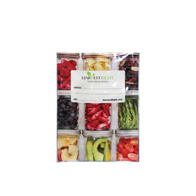 Harvest Right Bag, 8 in W, 12 in L, Mylar
