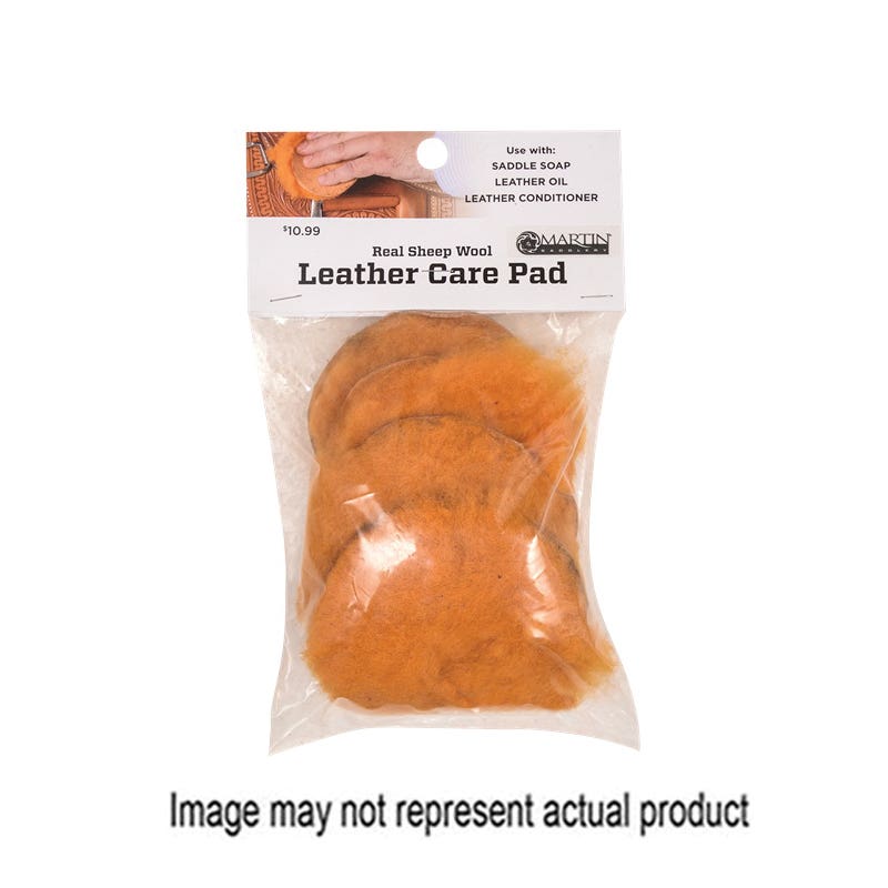 Martin Saddlery Leather Care Pad, Wool
