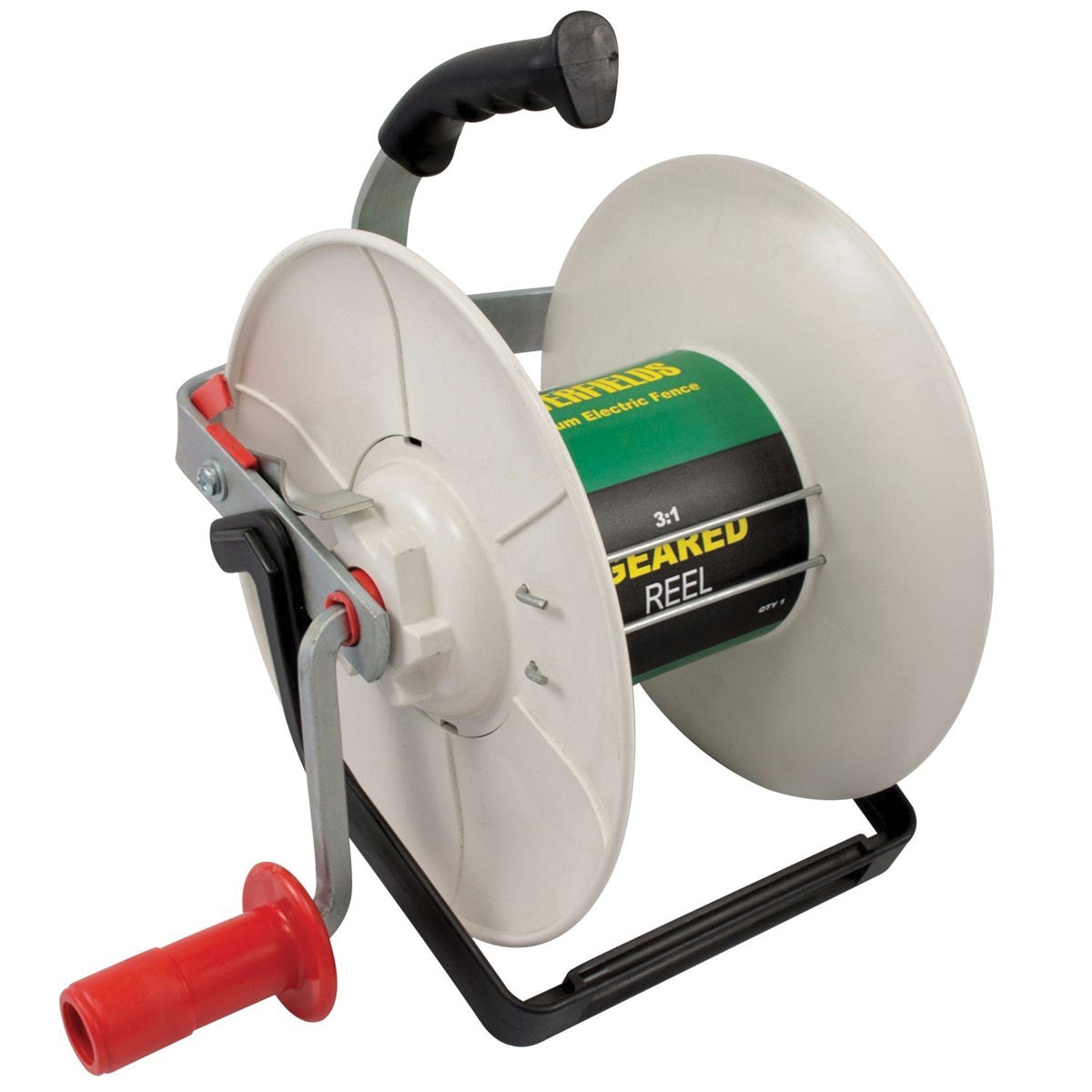 Powerfields P-RRK3 Fencing Reel, Metal/PVC