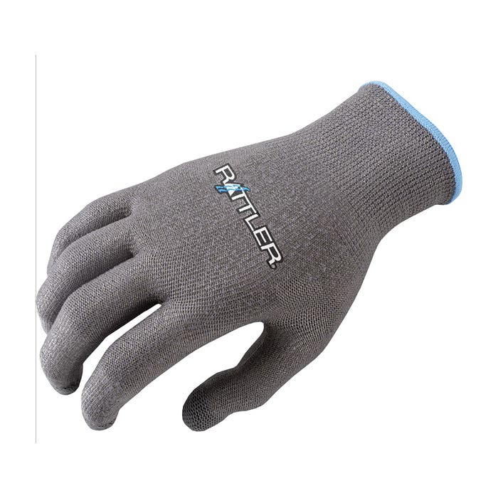 Rattler Roping Gloves, M, Steel Gray
