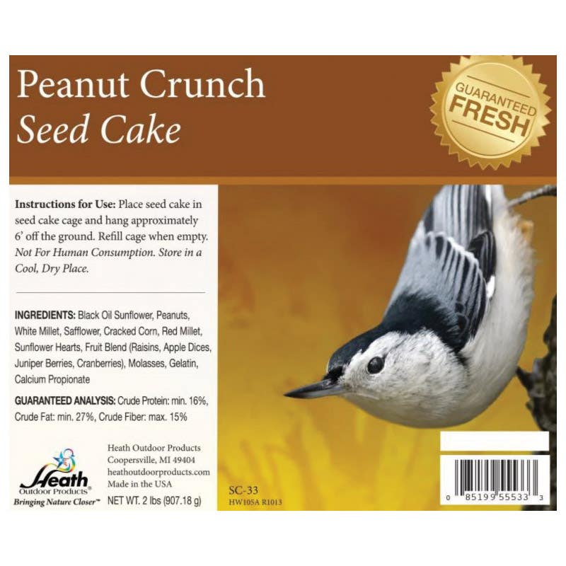 Heath Seed Cake, Peanut, 2 lb, Pack