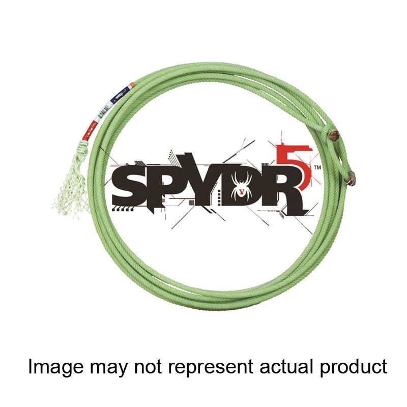 Classic Head Rope, 3/8 in Dia, 30 ft L, Extra Soft Rope, Nylon, White